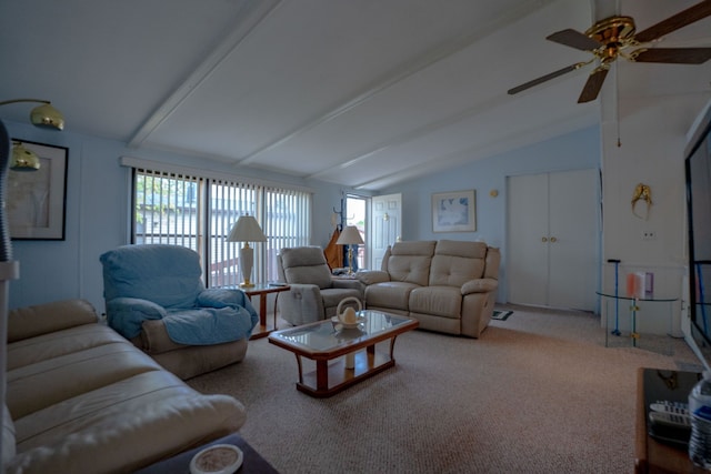 14424 Grenwich Ct, Shelby Twp, MI 48315 - carpeted living room featuring ceiling fan