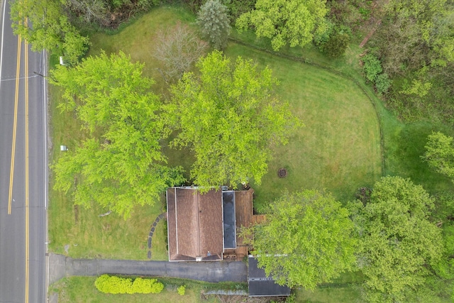 view from above of property
