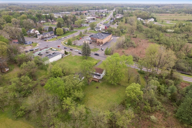 aerial view of property's location