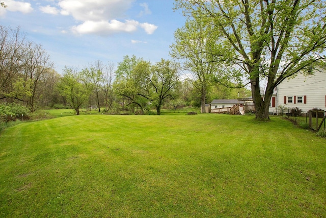 view of yard