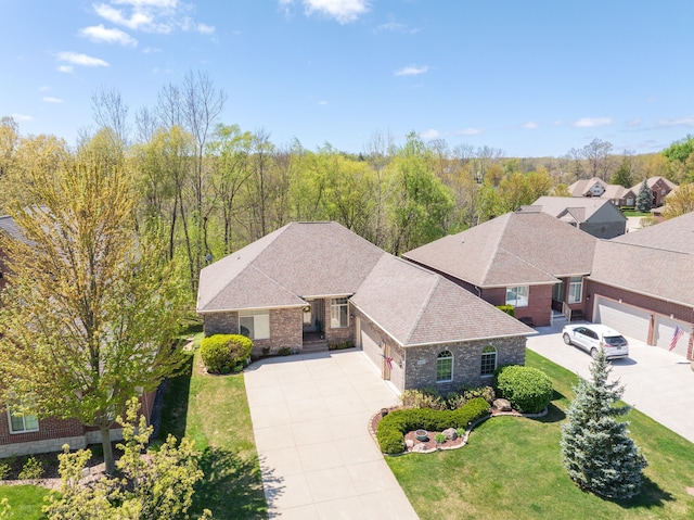 58651 Glacier Club Dr, Washington, MI 48094 - view from above of property