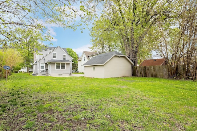 view of yard