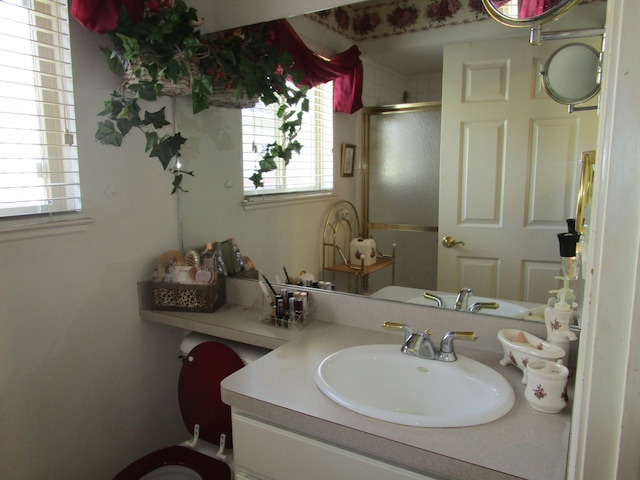 29100 Sunnydale St, Livonia, MI 48154 - full bath featuring a shower stall, healthy amount of natural light, and vanity