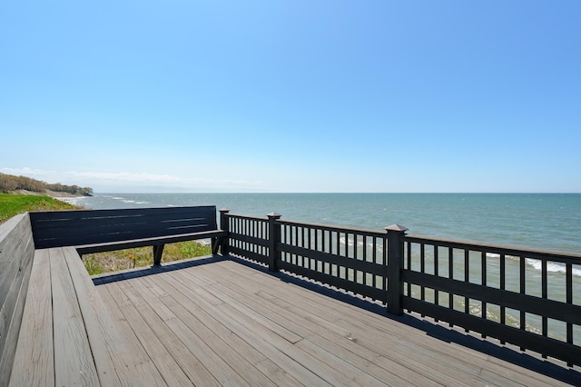 4150 Ridge Rd Unit 21, Stevensville, MI 49127 - deck with a water view