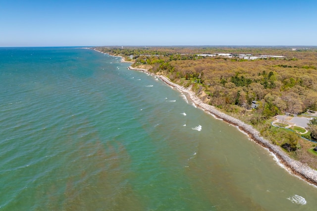 4150 Ridge Rd Unit 21, Stevensville, MI 49127 - aerial overview of property's location with a nearby body of water and a forest