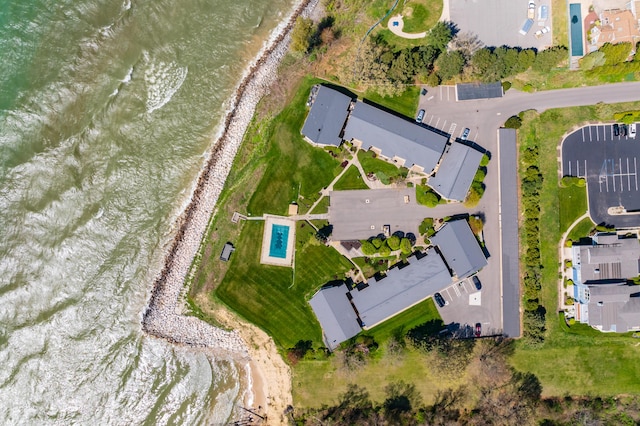 4150 Ridge Rd Unit 21, Stevensville, MI 49127 - aerial overview of property's location featuring a large body of water