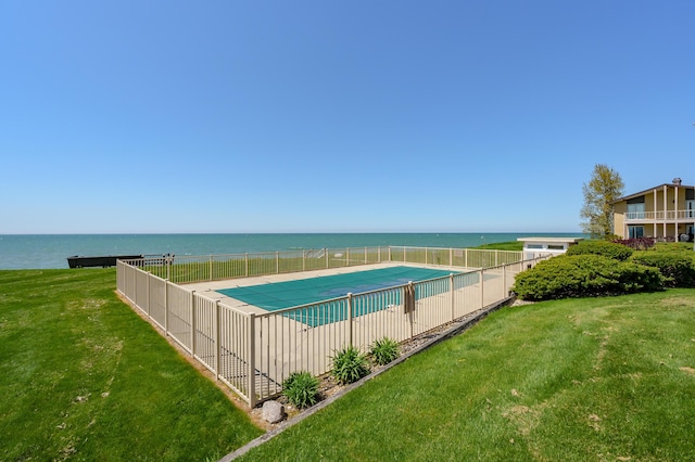 4150 Ridge Rd Unit 21And 22, Stevensville, MI 49127 - view of swimming pool with a water view