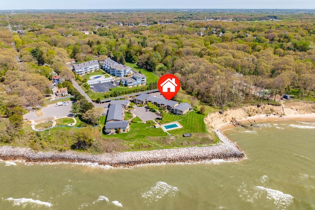 4150 Ridge Rd Unit 21And 22, Stevensville, MI 49127 - aerial view of a heavily wooded area and a large body of water