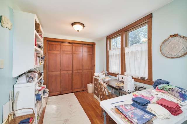 1621 W Beyer Rd, Ludington, MI 49431 - dining room featuring light wood-style flooring