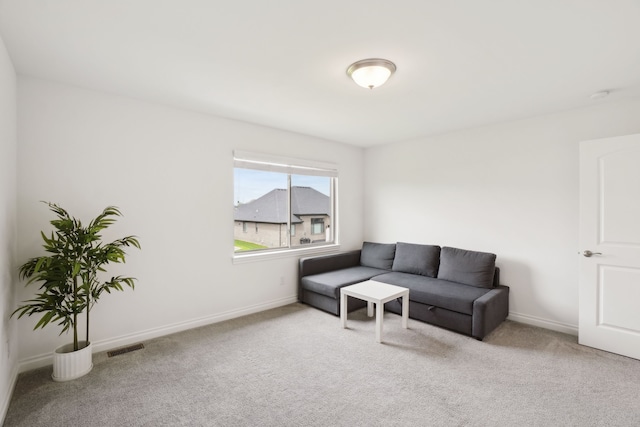 49793 Split Rock Rd, Macomb, MI 48044 - carpeted living area with baseboards
