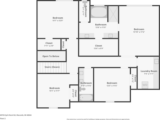 49793 Split Rock Rd, Macomb, MI 48044 - home floor plan