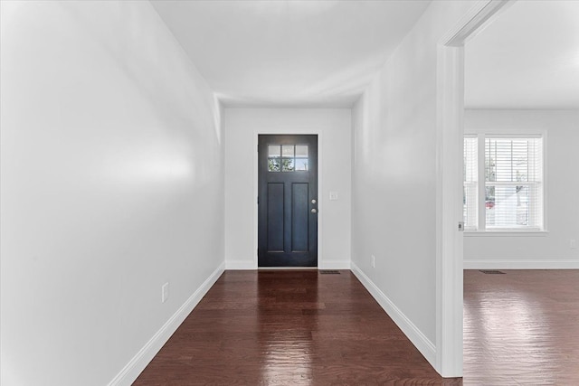 1132 Superior Blvd, Wyandotte, MI 48192 - foyer with wood finished floors, plenty of natural light, and baseboards