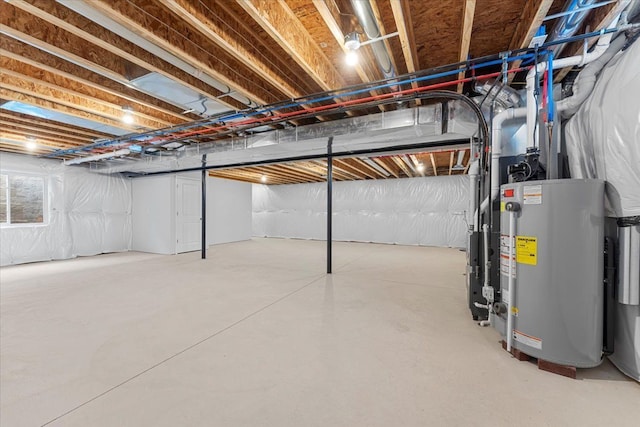 1132 Superior Blvd, Wyandotte, MI 48192 - unfinished below grade area with water heater