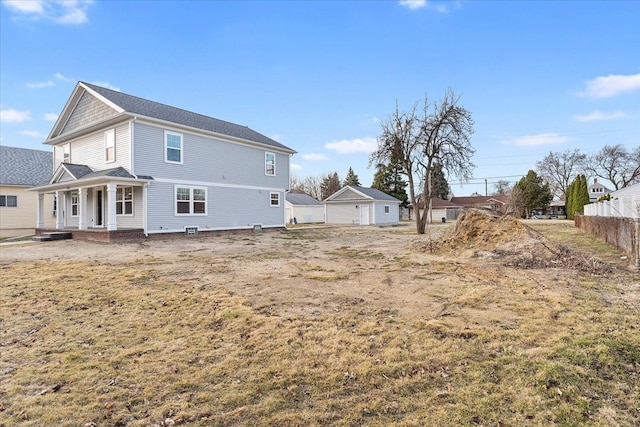 1132 Superior Blvd, Wyandotte, MI 48192 - back of property featuring fence