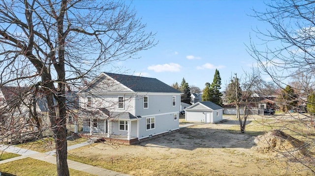 1132 Superior Blvd, Wyandotte, MI 48192 - view of side of property with an outbuilding