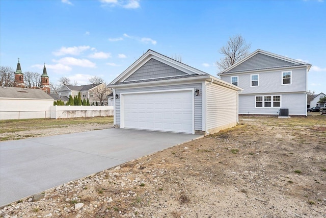 1132 Superior Blvd, Wyandotte, MI 48192 - view of home's exterior featuring fence and a detached garage