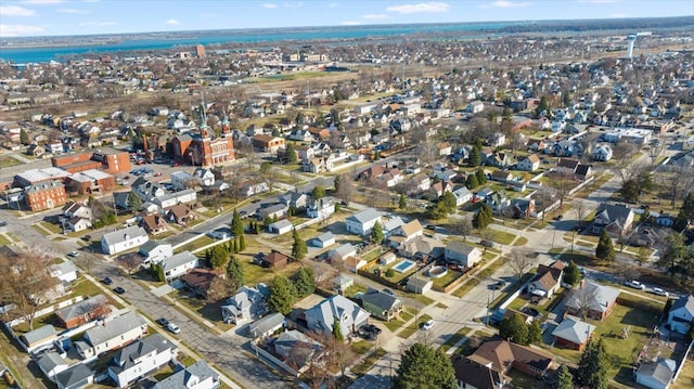 1132 Superior Blvd, Wyandotte, MI 48192 - aerial overview of property's location with nearby suburban area