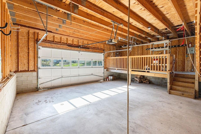 721 W Washington St, Ann Arbor, MI 48103 - garage with a garage door opener