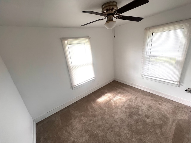 12791 Coleen Ave, Warren, MI 48089 - carpeted spare room featuring a ceiling fan and baseboards