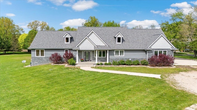12150 Shaffer Rd, Davisburg, MI 48350 - cape cod home with stone siding and a front yard