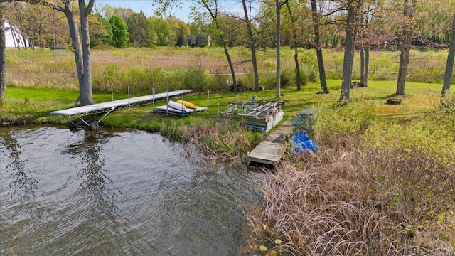 12150 Shaffer Rd, Davisburg, MI 48350 - dock featuring a water view