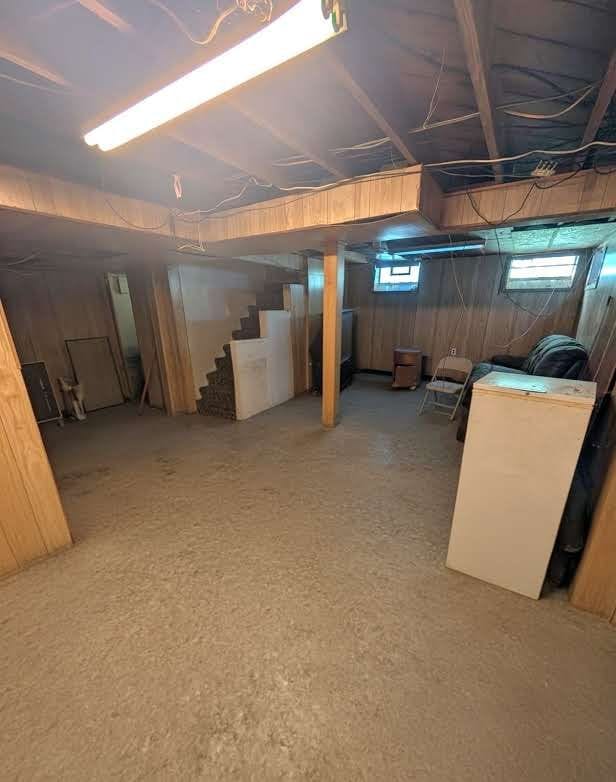 11301 Coyle St, Detroit, MI 48227 - basement featuring stairs