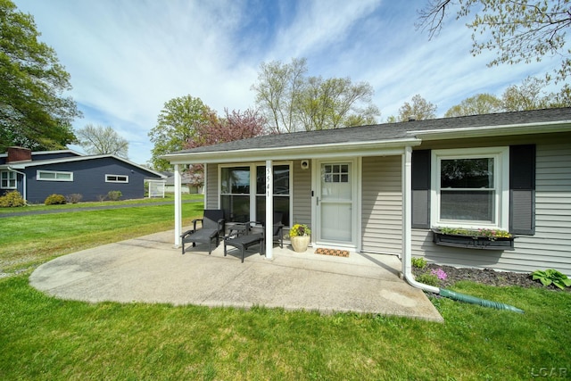 5541 Pleasant Valley Rd, Manitou Beach, MI 49253 - rear view of property with a yard