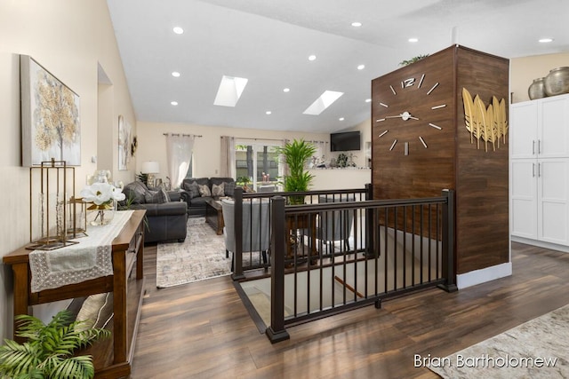 2657 Leffingwell Ave NE, Grand Rapids, MI 49525 - reception area featuring lofted ceiling, a skylight, and recessed lighting