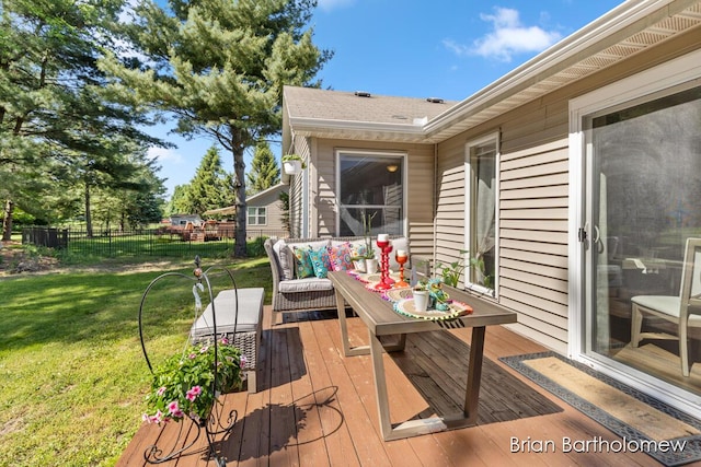 2657 Leffingwell Ave NE, Grand Rapids, MI 49525 - deck with an outdoor living space
