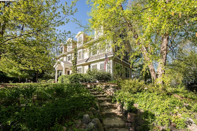 view of property exterior