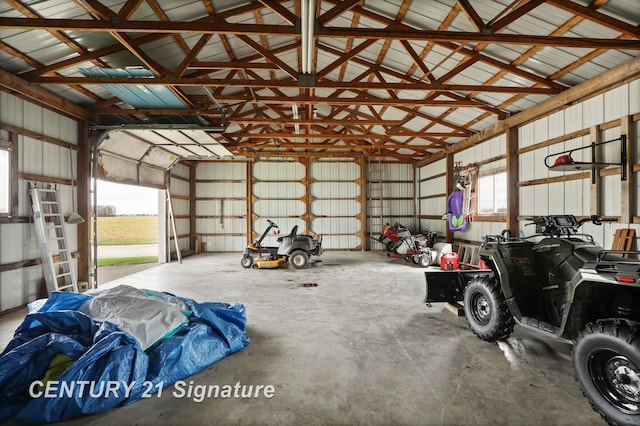919 E Salzburg Rd, Bay City, MI 48706 - garage featuring metal wall