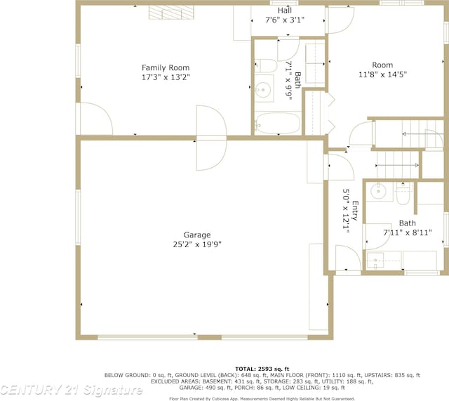 919 E Salzburg Rd, Bay City, MI 48706 - room layout