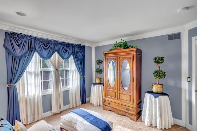 1612 Michael, Clawson, MI 48017 - entryway featuring carpet flooring, crown molding, and baseboards