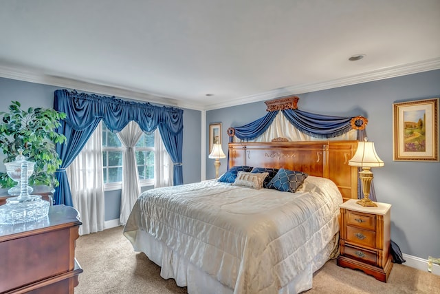1612 Michael, Clawson, MI 48017 - bedroom with carpet floors, ornamental molding, and baseboards