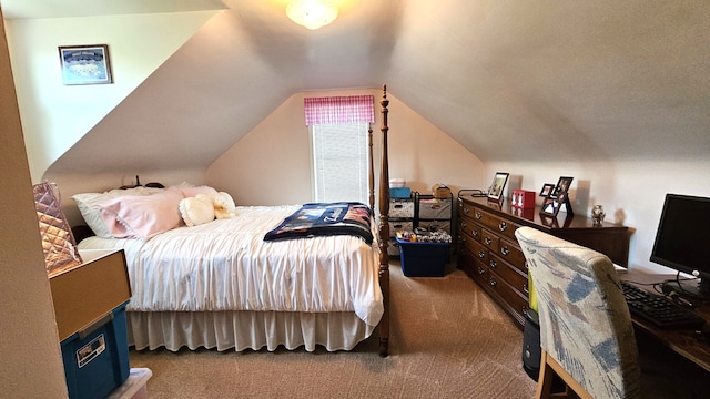 28051 Garfield St, Roseville, MI 48066 - bedroom featuring carpet and lofted ceiling