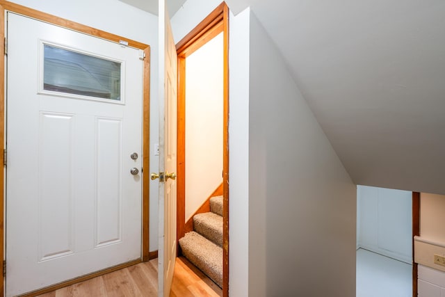 5189 W US Highway 12, Three Oaks, MI 49128 - foyer entrance with light wood-style flooring