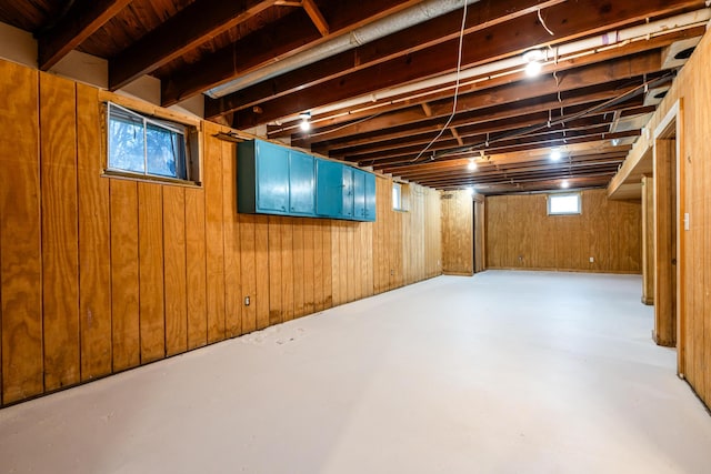 5189 W US Highway 12, Three Oaks, MI 49128 - basement with wooden walls