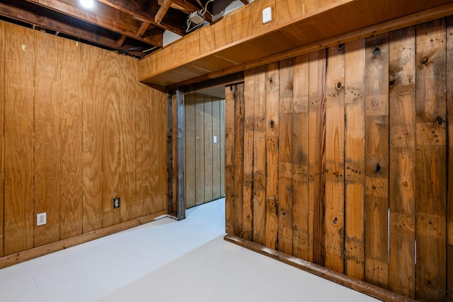 5189 W US Highway 12, Three Oaks, MI 49128 - basement featuring wood walls