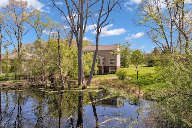 1060 Tinley Blvd, Oxford, MI 48371 - dock area featuring central air condition unit and a water view