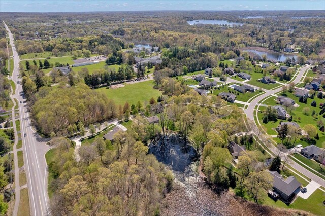 1060 Tinley Blvd, Oxford, MI 48371 - view of property location featuring a large body of water and a forest