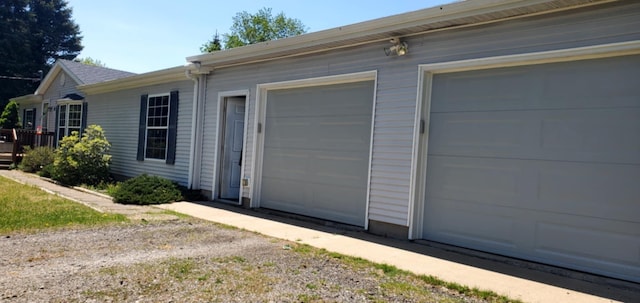 700 S Arent Rd, Watervliet, MI 49098 - garage with dirt driveway