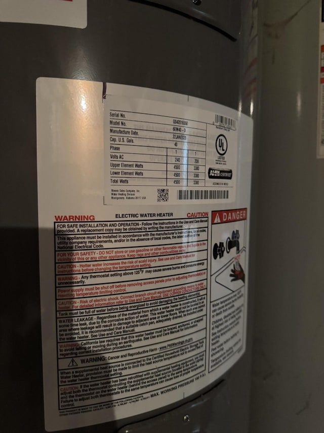 127 N Camburn St, Stanton, MI 48888 - detailed view of water heater