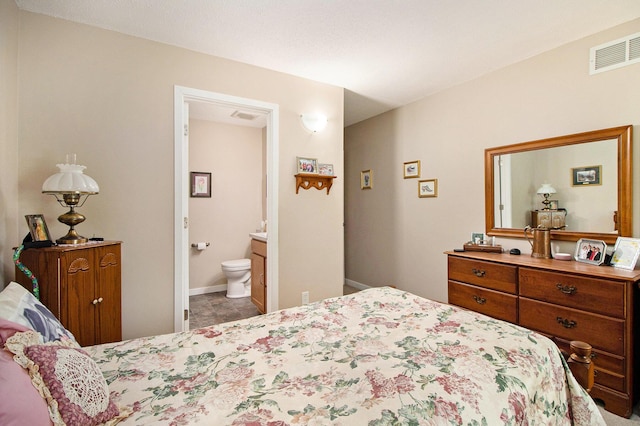 bedroom with ensuite bathroom