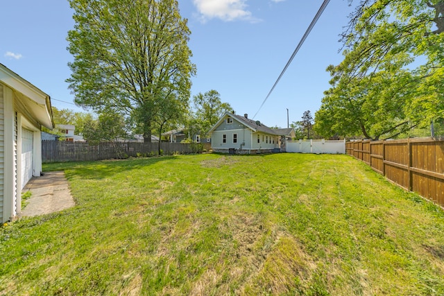 view of yard