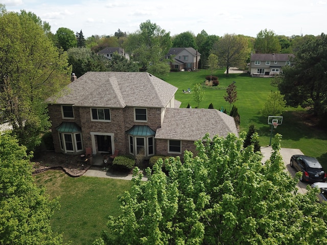 41315 Carriage Hill Dr, Novi, MI 48375 - view from above of property