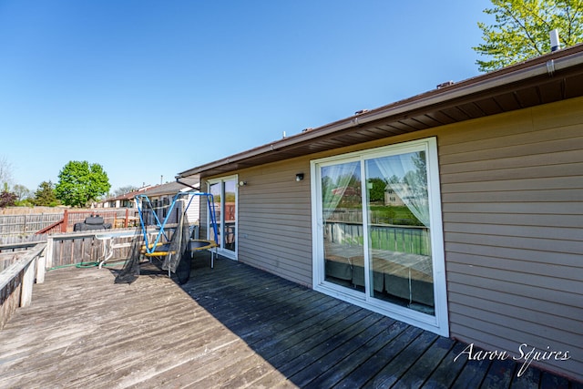 2721 Rum Creek Dr SE, Kentwood, MI 49508 - view of wooden deck