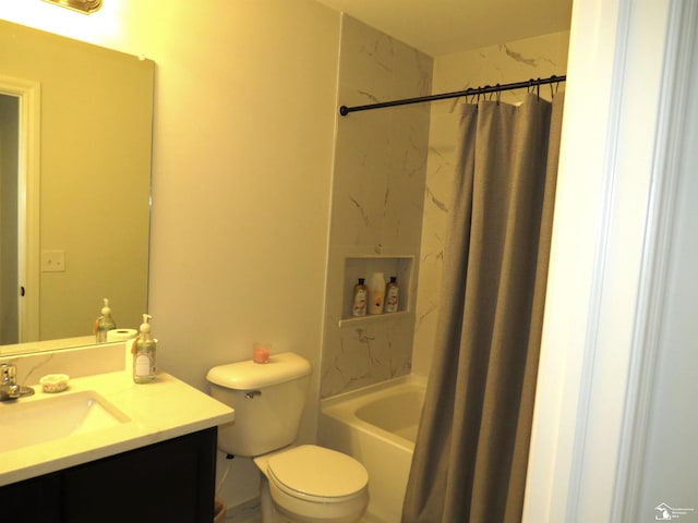 465 Corinth Cir, Dundee, MI 48131 - full bath with vanity, toilet, and shower / tub combo