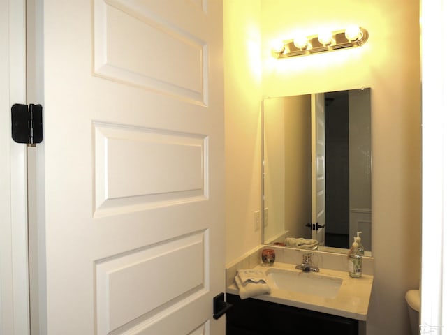 465 Corinth Cir, Dundee, MI 48131 - bathroom with vanity and toilet