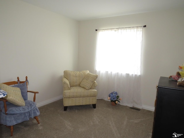 465 Corinth Cir, Dundee, MI 48131 - sitting room featuring carpet floors and baseboards