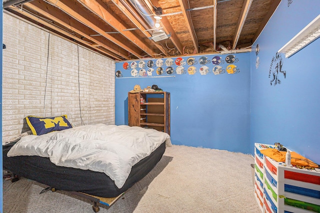 2269 W Liberty Rd, Clarklake, MI 49234 - bedroom with carpet flooring